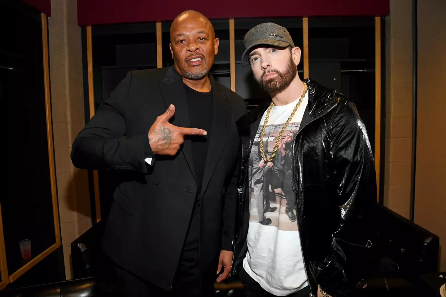 Dr Dre said Eminem came up with 'My Name Is' in seconds (Kevin Mazur/Getty Images for The Rock and Roll Hall of Fame)