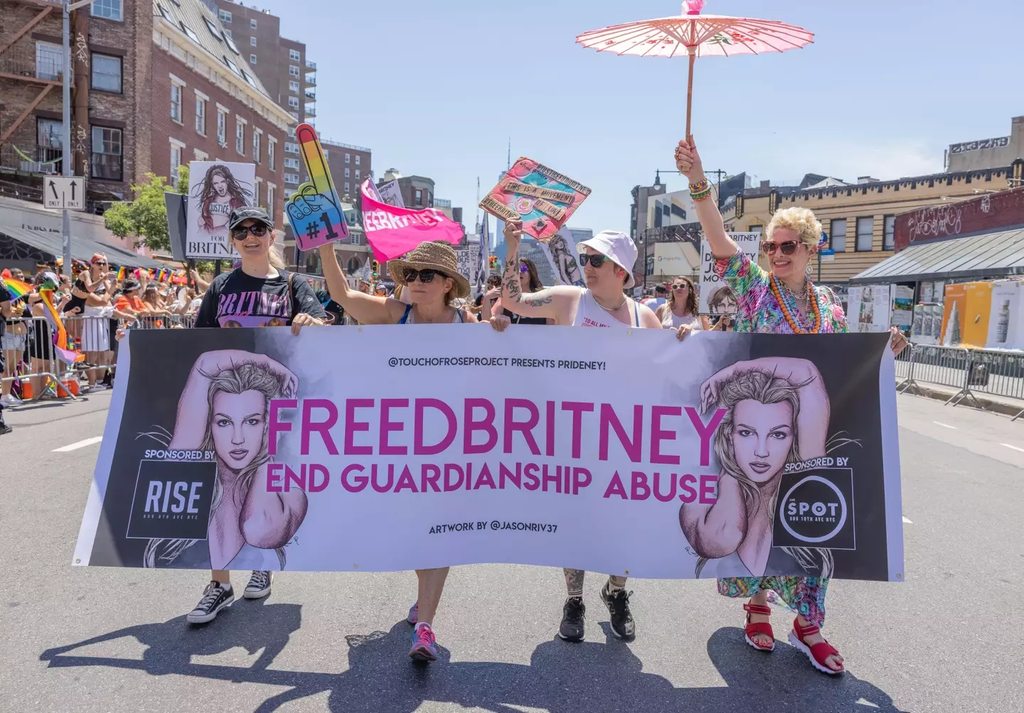 Fans started a campaign to 'free' Britney from her conservatorship, which was successful in 2021.