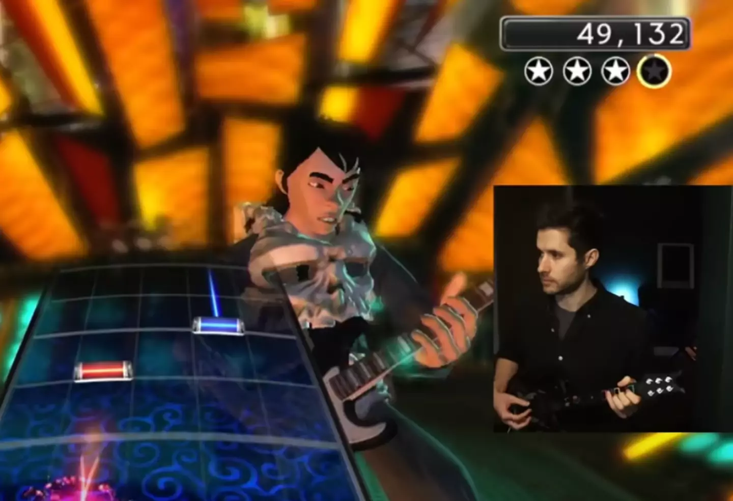 The YouTuber attempted the 'Bladder of Steel' challenge.