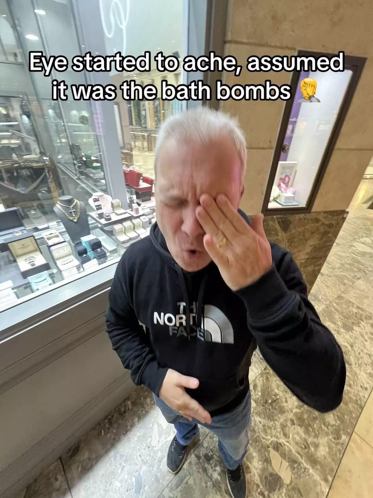 Gary suffered from alarming symptoms.