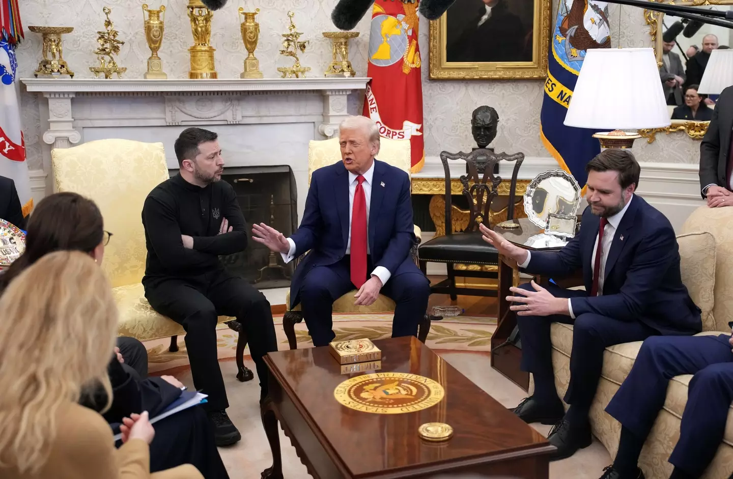 Tensions between the US and Ukraine remain high despite calls for peace (Andrew Harnik/Getty Images)