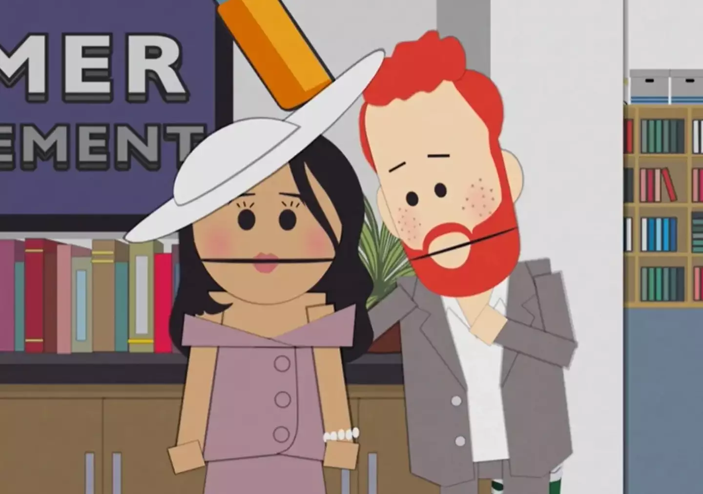 It was hard to miss the resemblance of the royals in South Park.