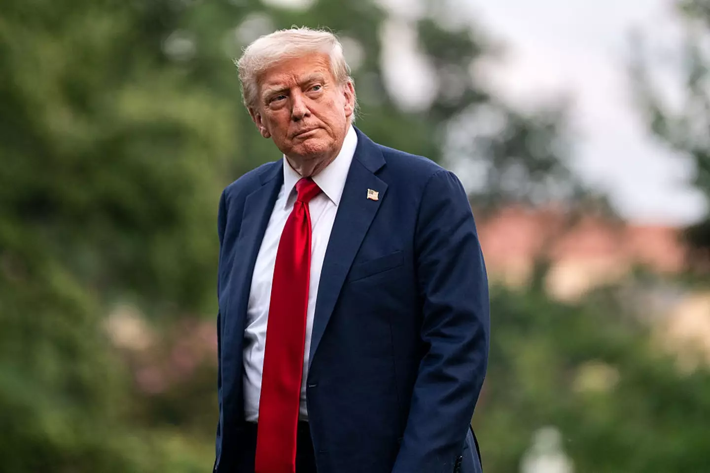 Donald Trump opened up on whether he trusts Putin (Bonnie Cash/UPI/Bloomberg via Getty Images)