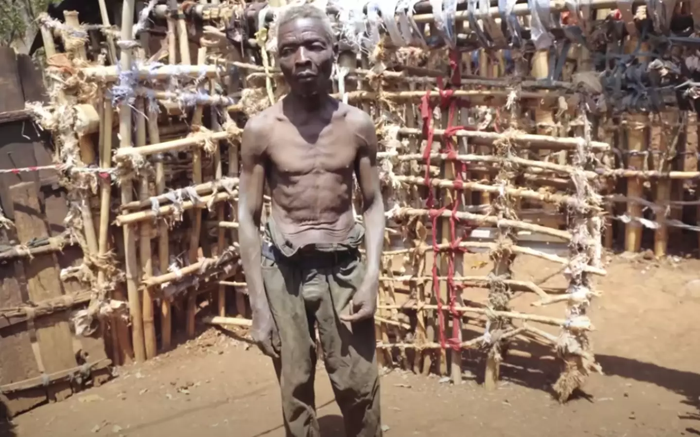 Calixte Nzamwita lived behind closed doors for 55 years (YouTube/ Afrimax English)