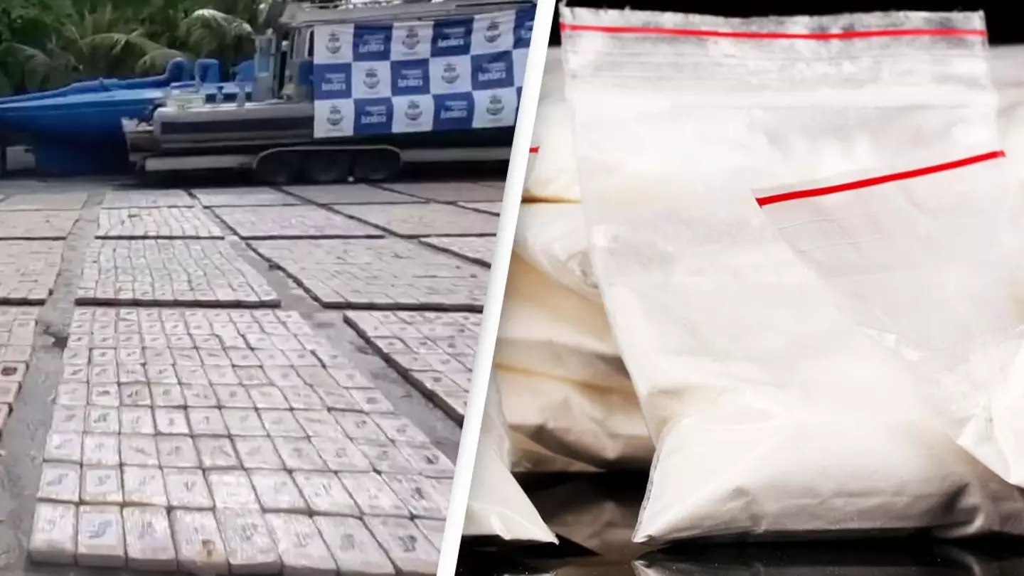 £100,000,000 Worth Of Cocaine Seized In Shocking Footage
