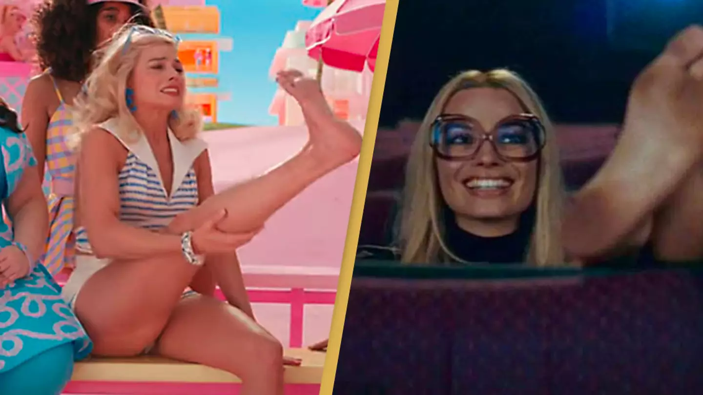 Margot Robbie doesn't mind that people online are obsessed over her feet