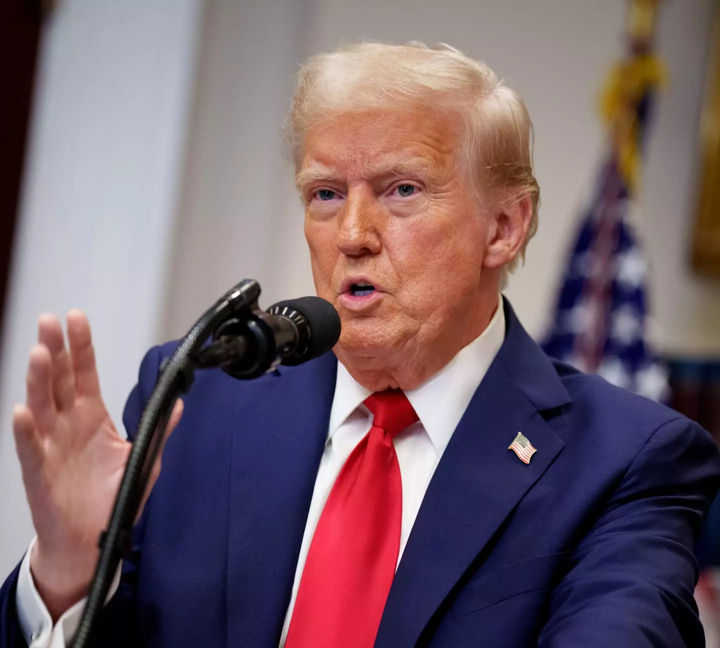 Donald Trump spoke about the 'sad' choice Joe Biden made (Andrew Harnik/Getty Images)