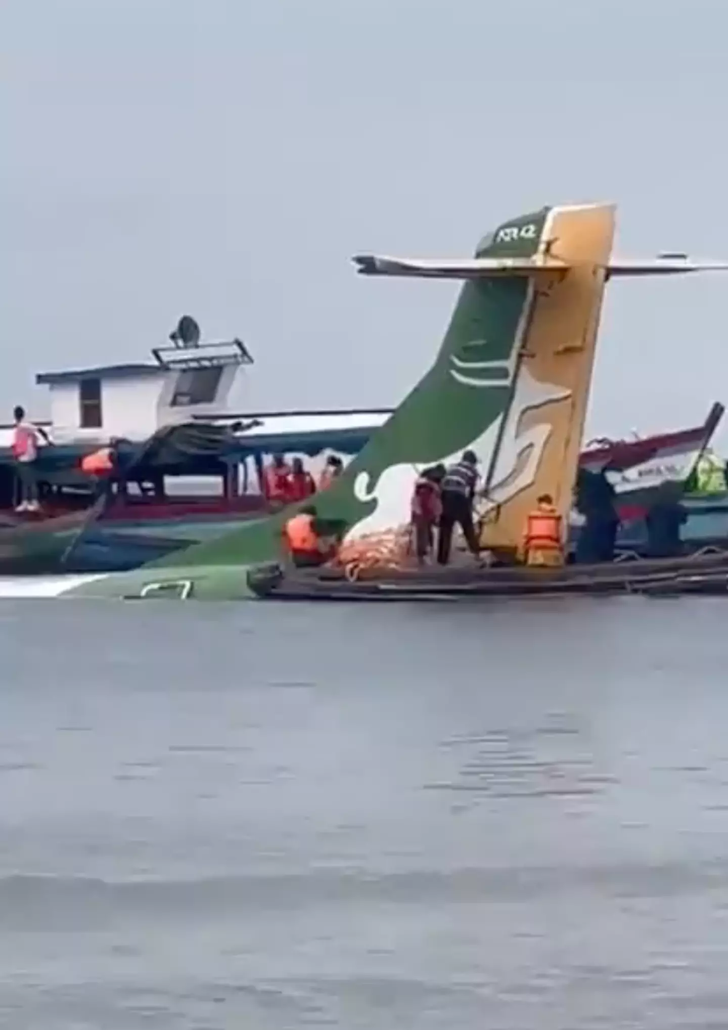 The Precision Air flight crashed into Lake Victoria today.