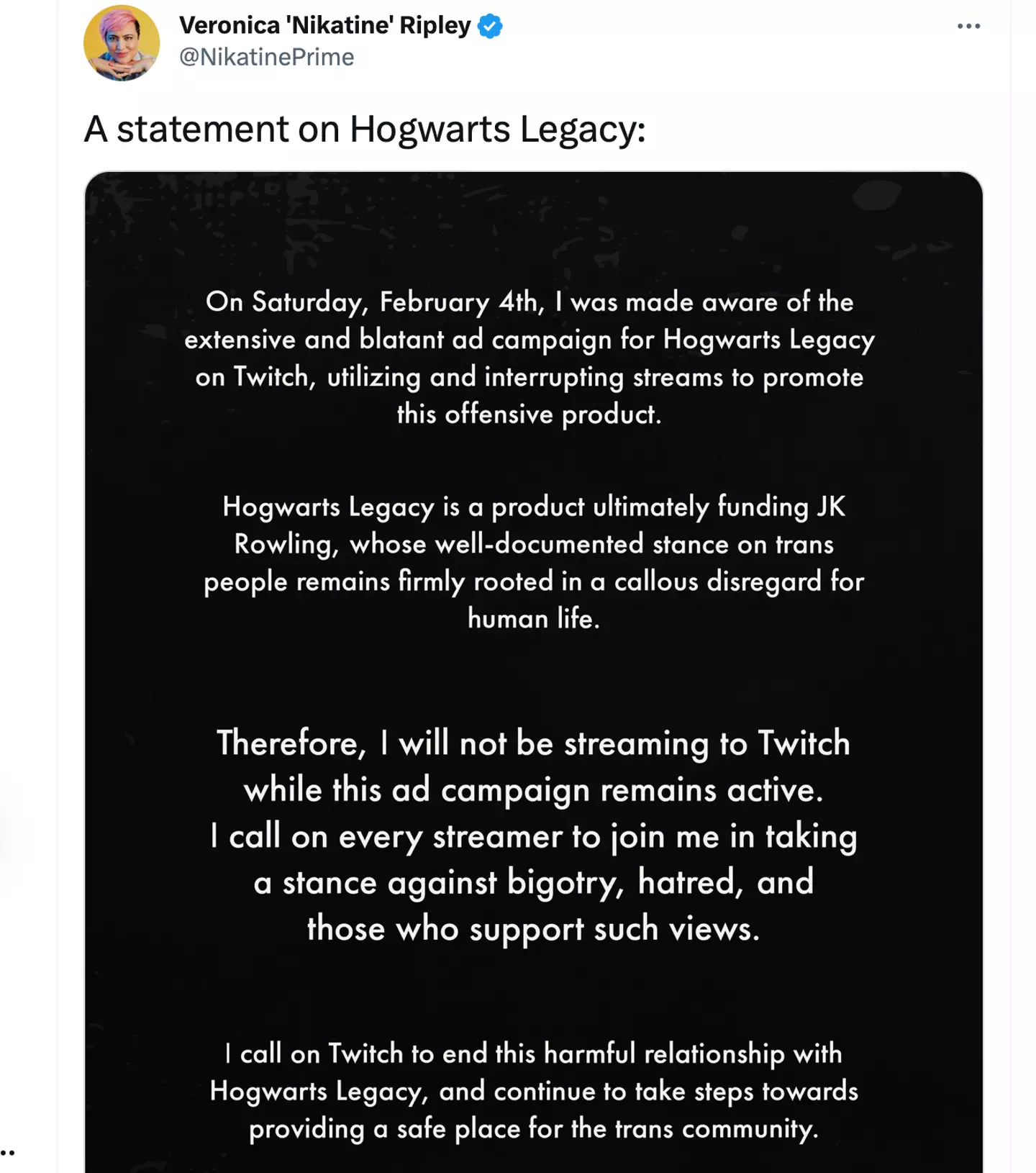 Many fans have called for a boycott of Hogwarts Legacy.