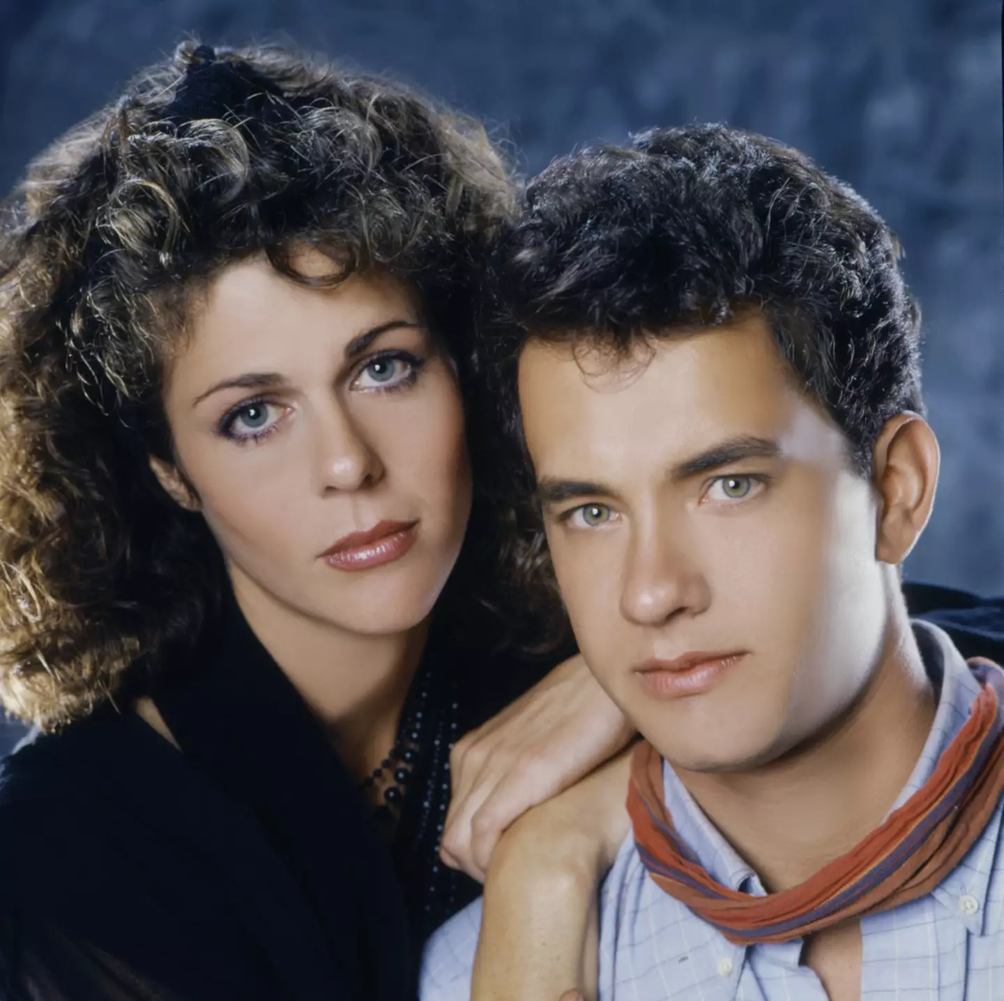 Rita Wilson and Tom Hanks during the filming of Volunteers in 1985, three years before they wed (Aaron Rapoport/Corbis via Getty Images