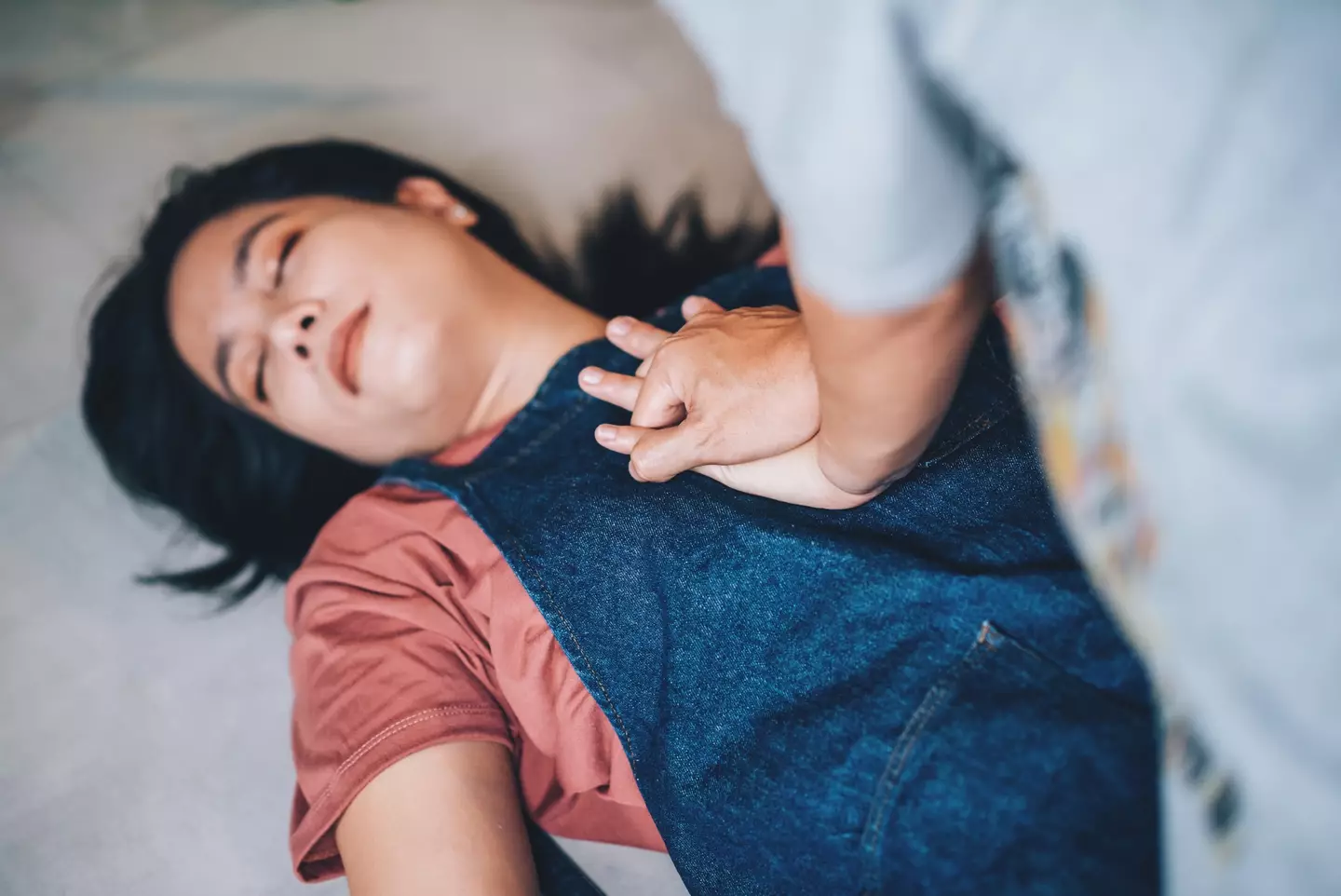 The Redditor's husband had to perform CPR (Getty Stock Image)