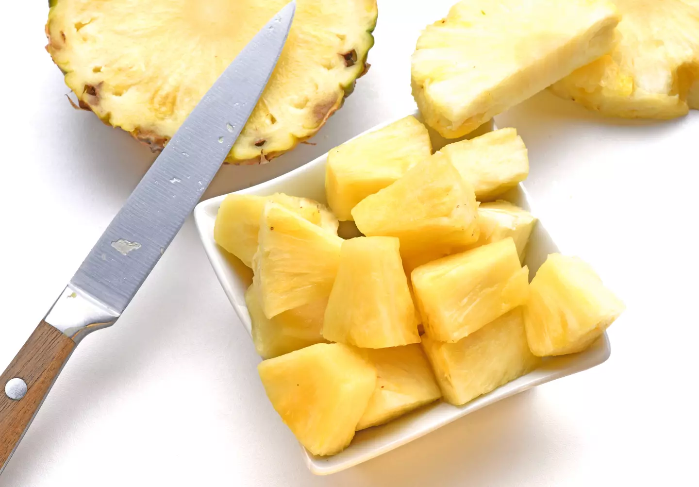 Pineapple puts up a fight when being eaten (Getty Stock Photo)