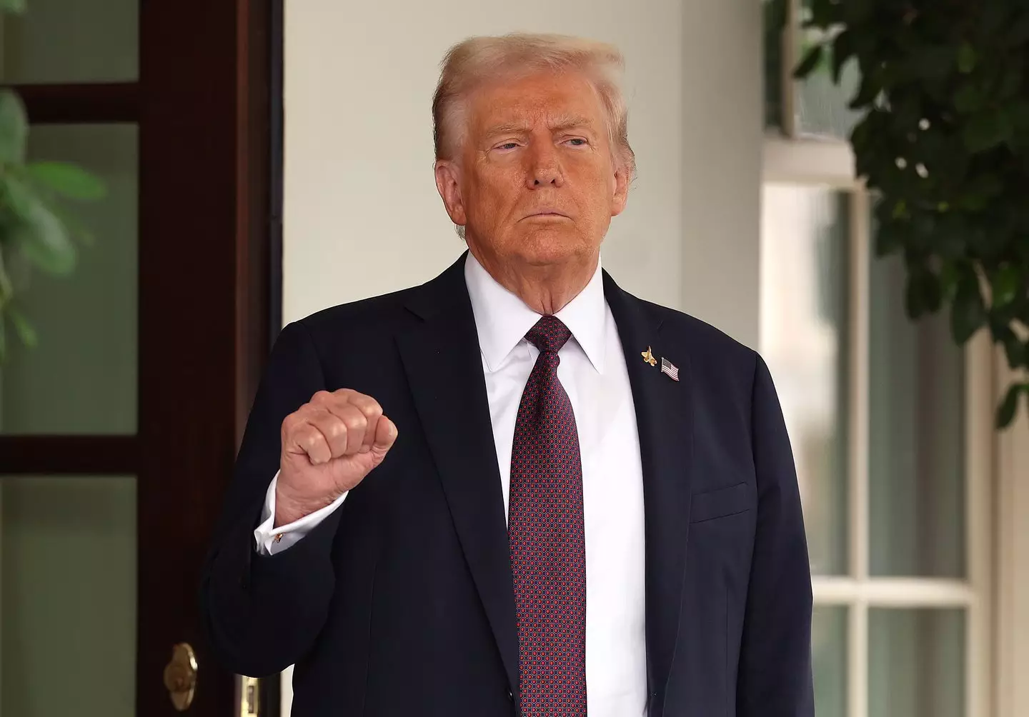 Donald Trump reportedly issued a private phrase to Harris over the phone (Win McNamee/Getty Images)