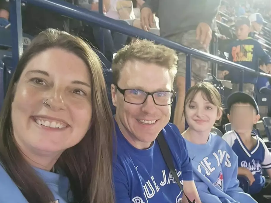 12-year-old Kylie Smith pictured with her family (CTV News)