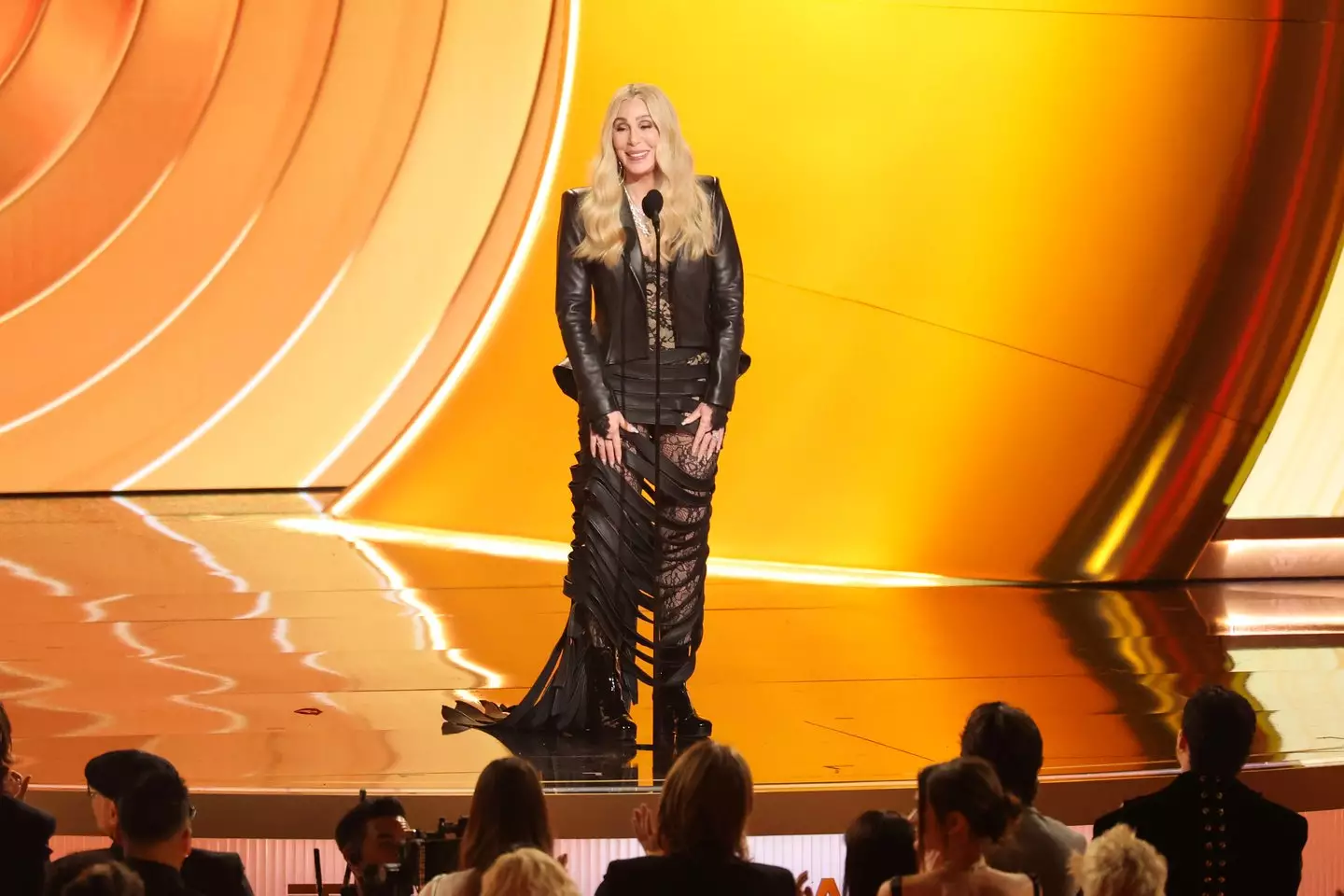 Despite the crowd cheering for her ceaslessly, Cher made a series of blunders (Christopher Polk/Billboard via Getty Images)