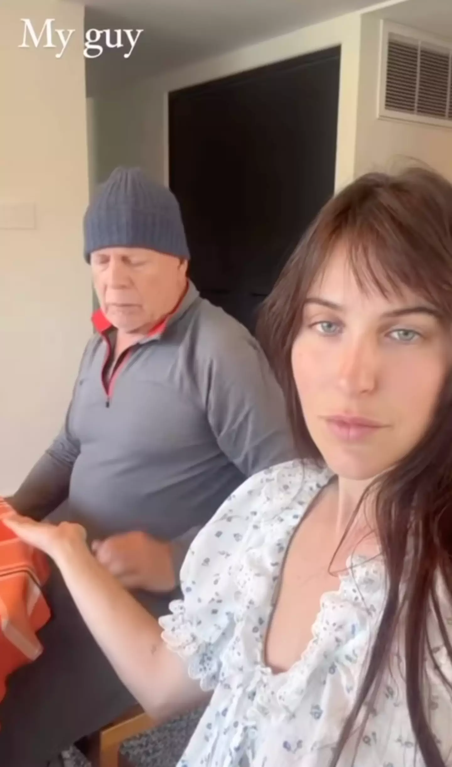 Bruce's daughter Scout shared a sweet video with her dad.
