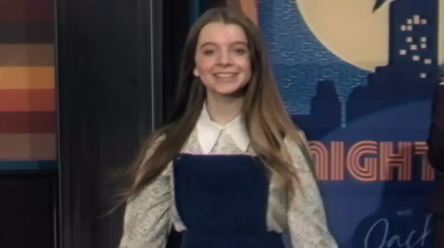 Lily is possessed by the devil live on air.