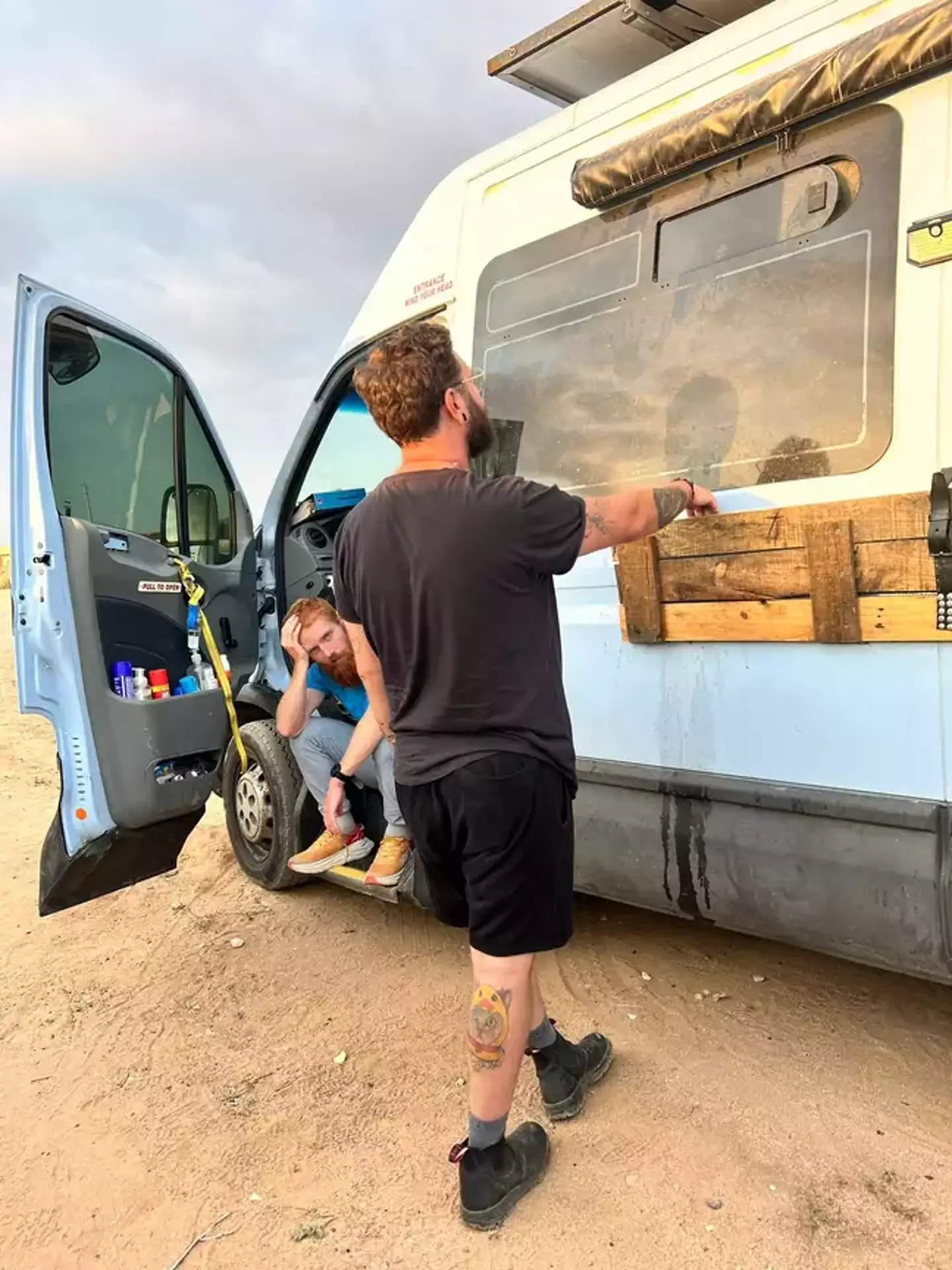 The armed robbers took cash and passports, but fortunately nobody was harmed in the robbery.