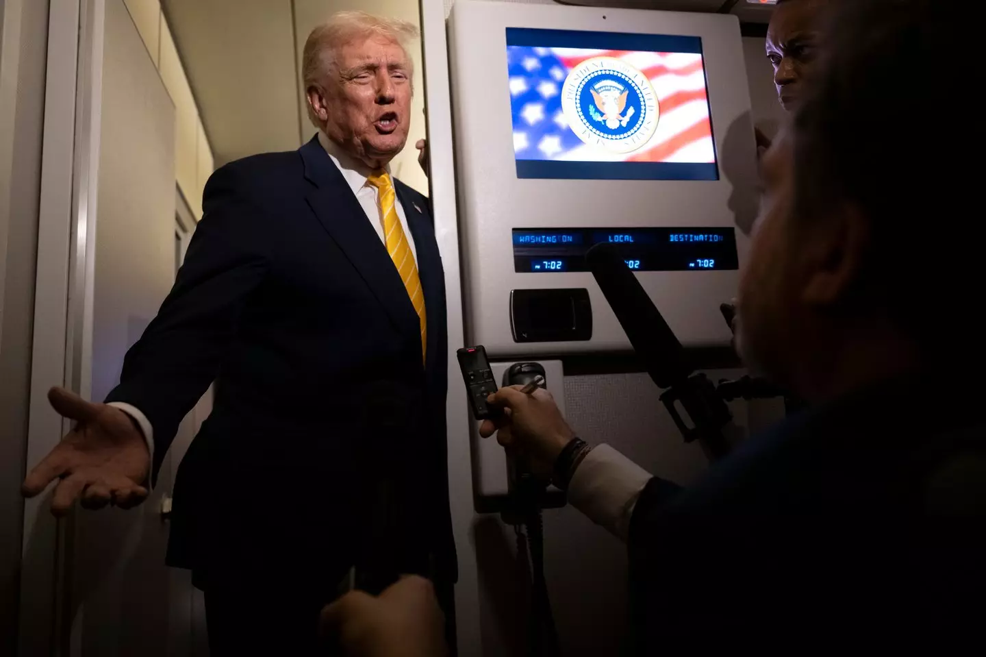 Trump revealed doctors were happy with his 'outstanding' MRI scan (Roberto Schmidt/Getty Images)