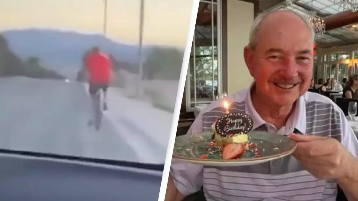 Footage shows teen driver 'deliberately hit and kill' retired police chief riding a bike