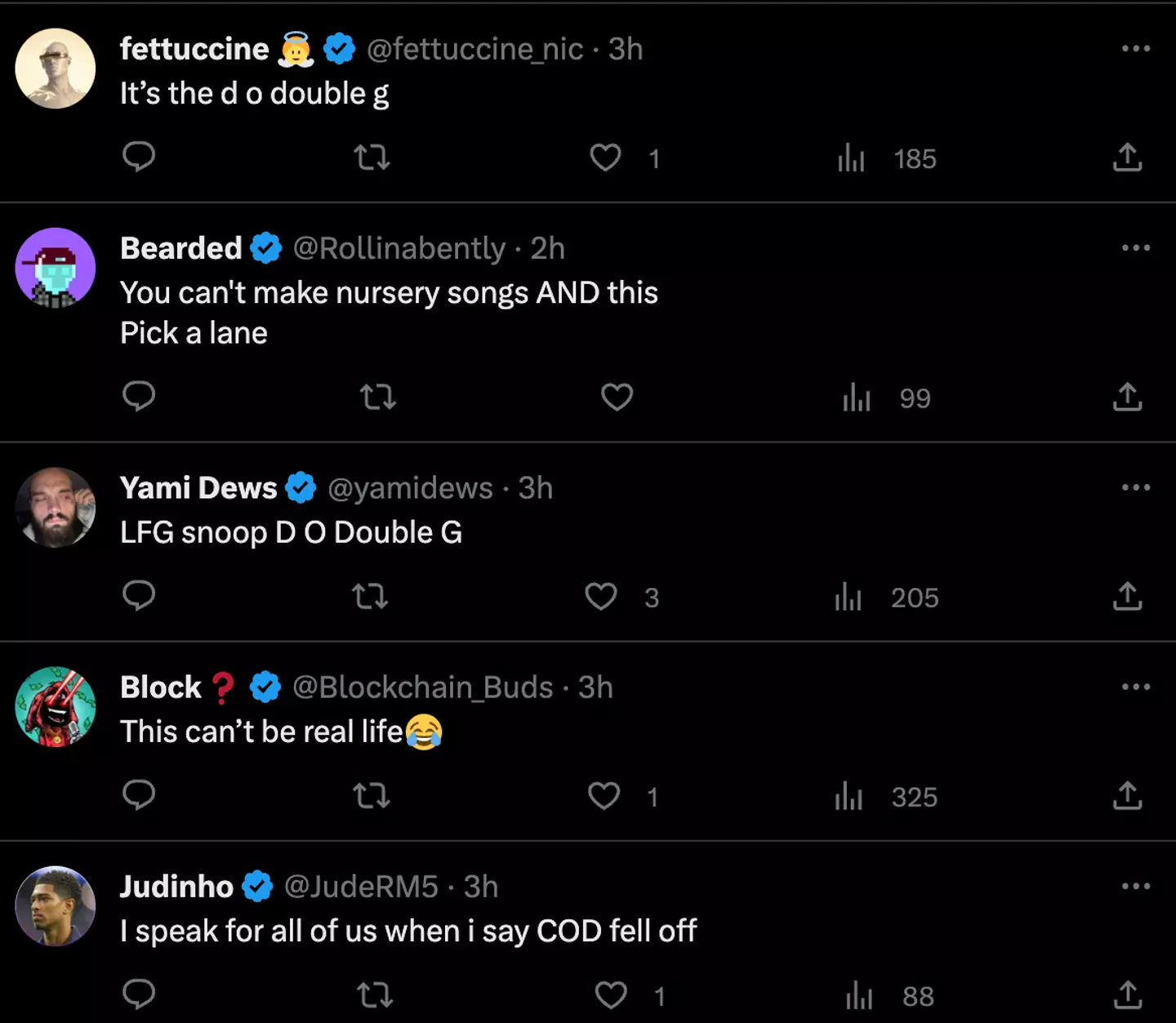 COD fans have been left divided by Snoop's return.