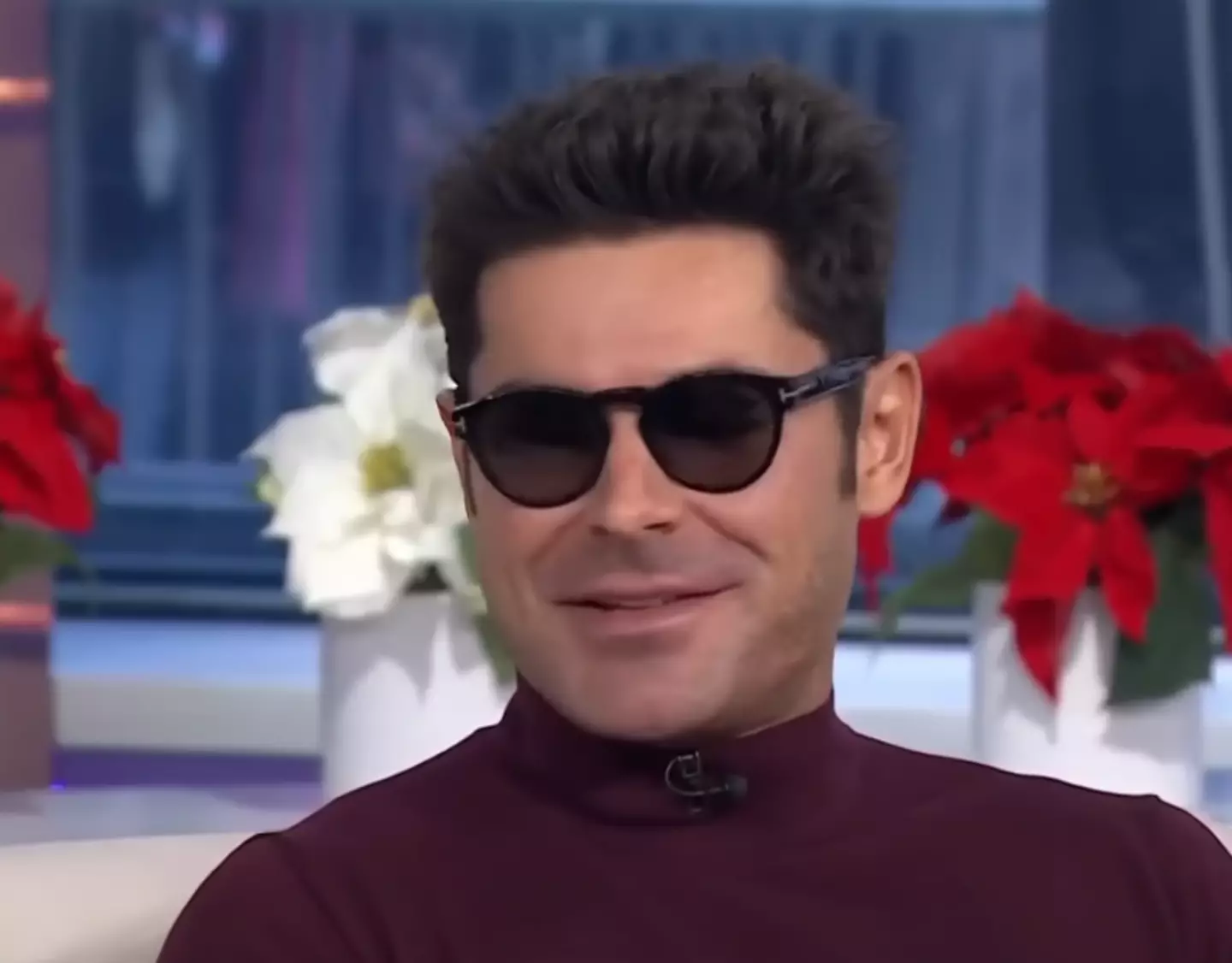 Zac Efron said he felt 'weird' wearing sunglasses.