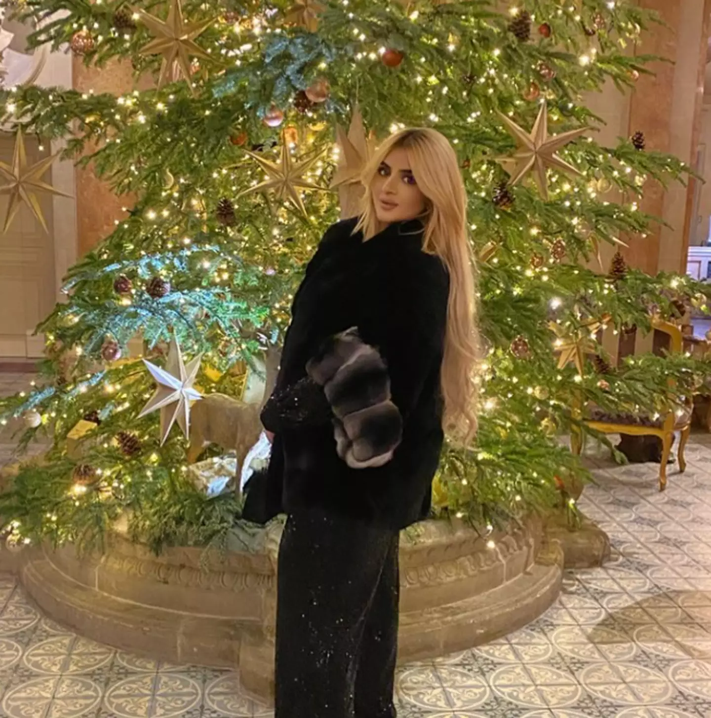Princess Sheikha Mahra Mohammed Rashed Al Maktoum is allegedly engaged to French Montana (Instagram/_xtianna_)