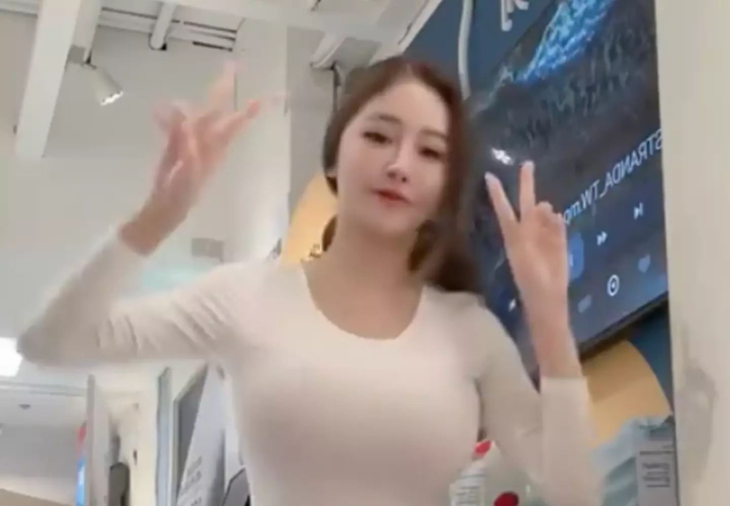 The OnlyFans model decided to pull a pretty risque stunt in her local Ikea.