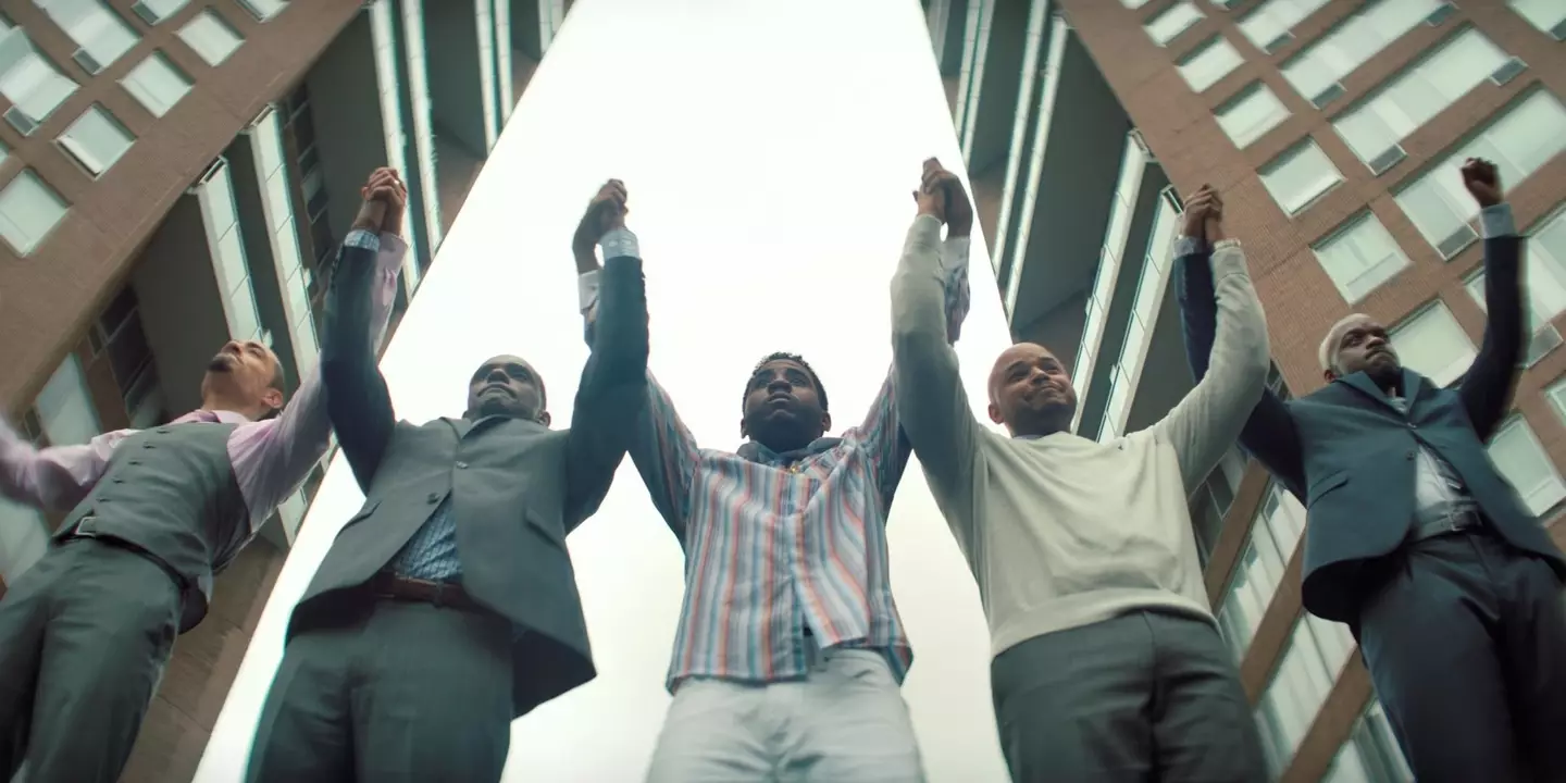 The five were exonerated years later (Netflix)
