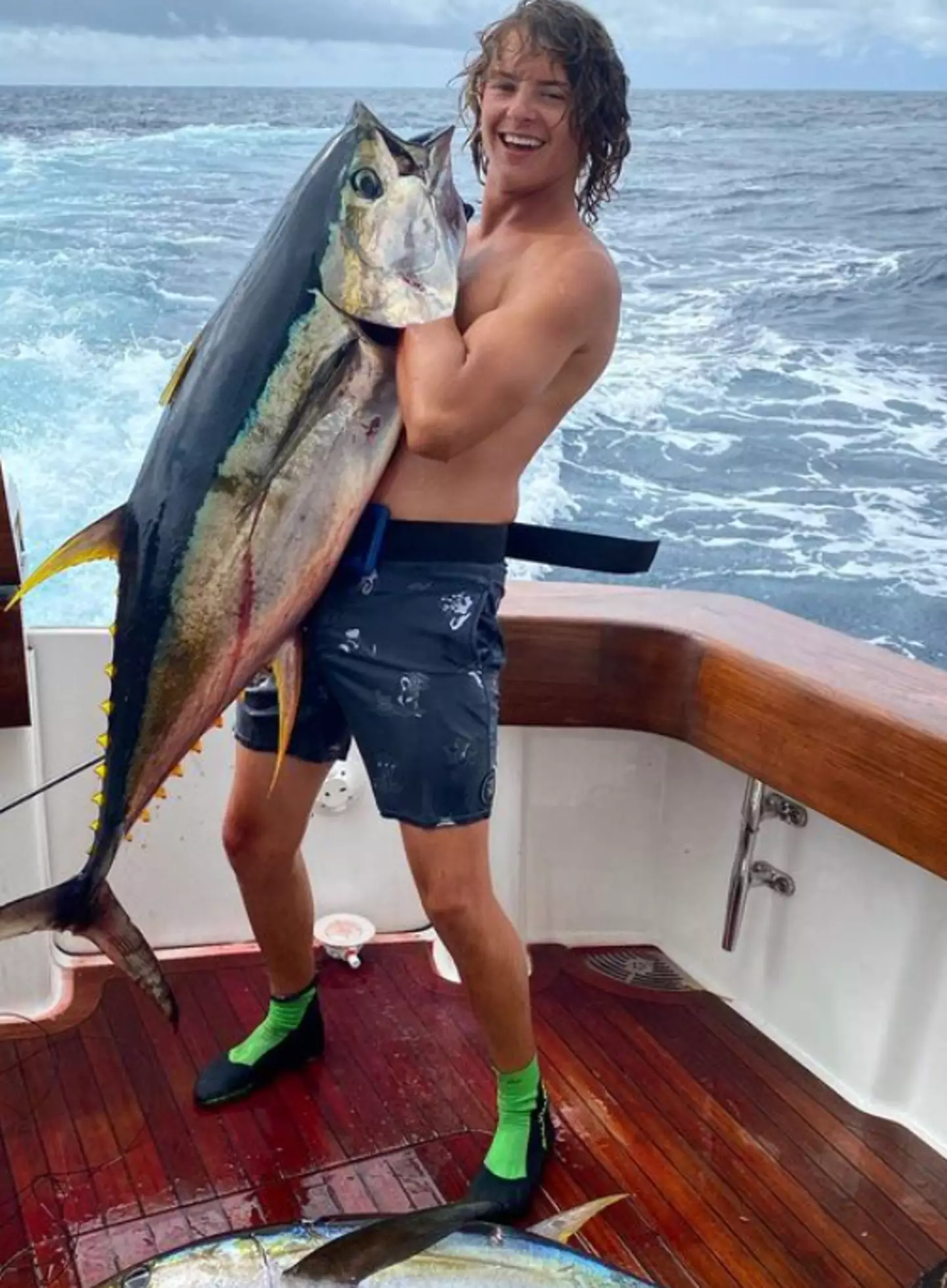 The 24-year-old was grabbed by the leg and shoulder. marlin_wakeman0011/Instagram