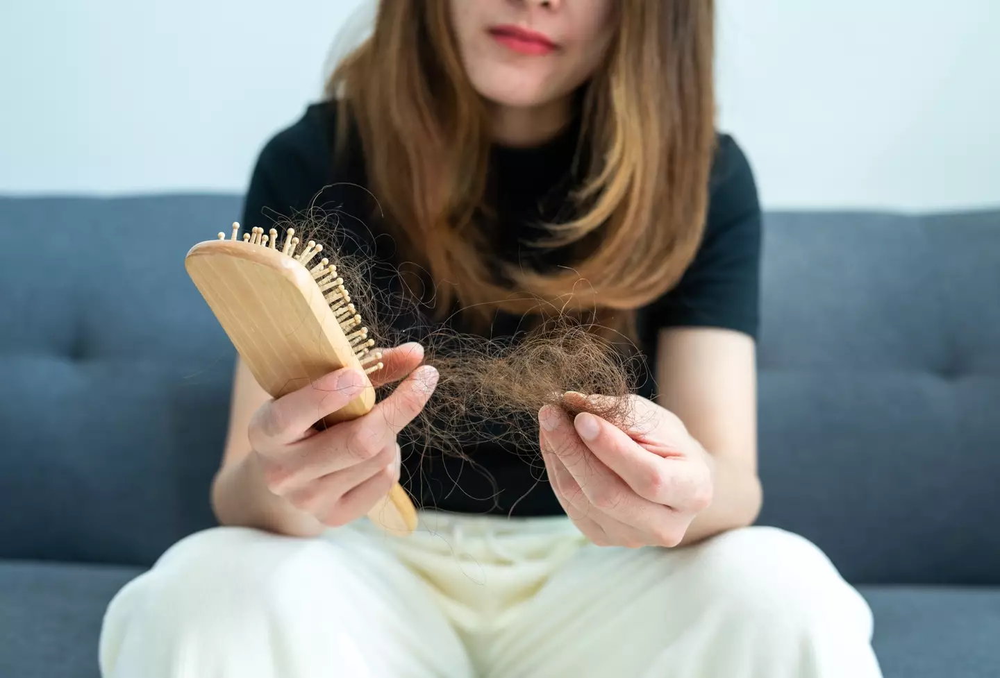 The user reported they were suffering with hair loss (Getty Stock Photo)