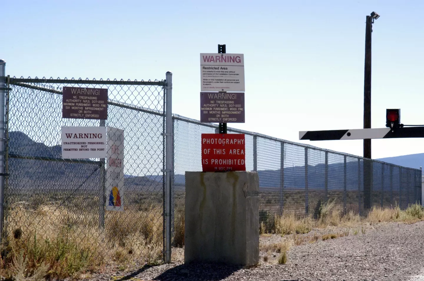 After his home was raided, an Area 51 'expert' has shared his latest theories about the military base (Barry King/WireImage via Getty)