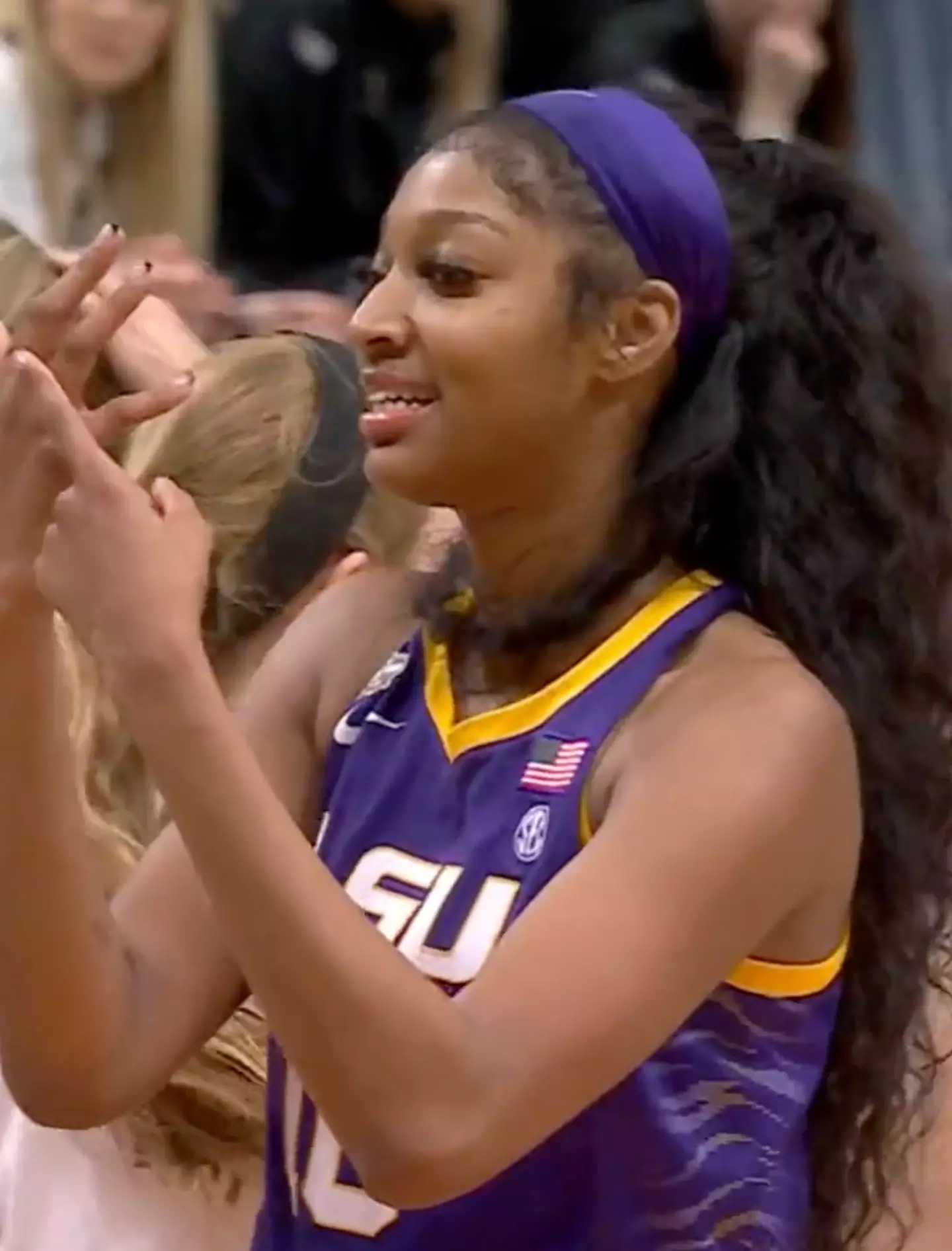 She let Clark have it.