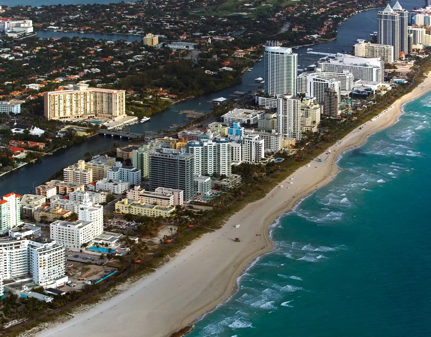 The suspect was arrested near Miami Beach, Florida.