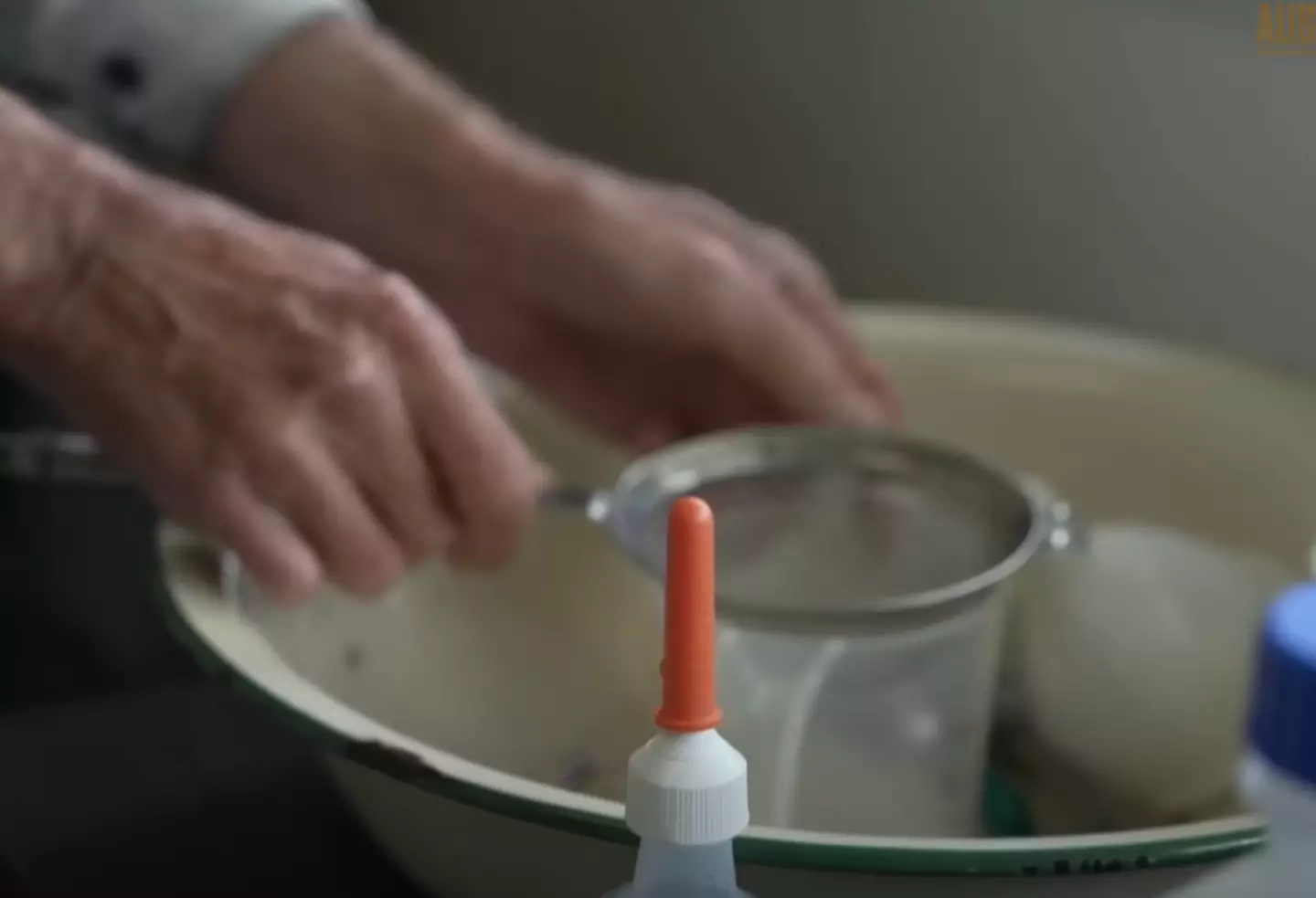 The transplant involves putting poo in a blender (YouTube/ABC News In-Depth)