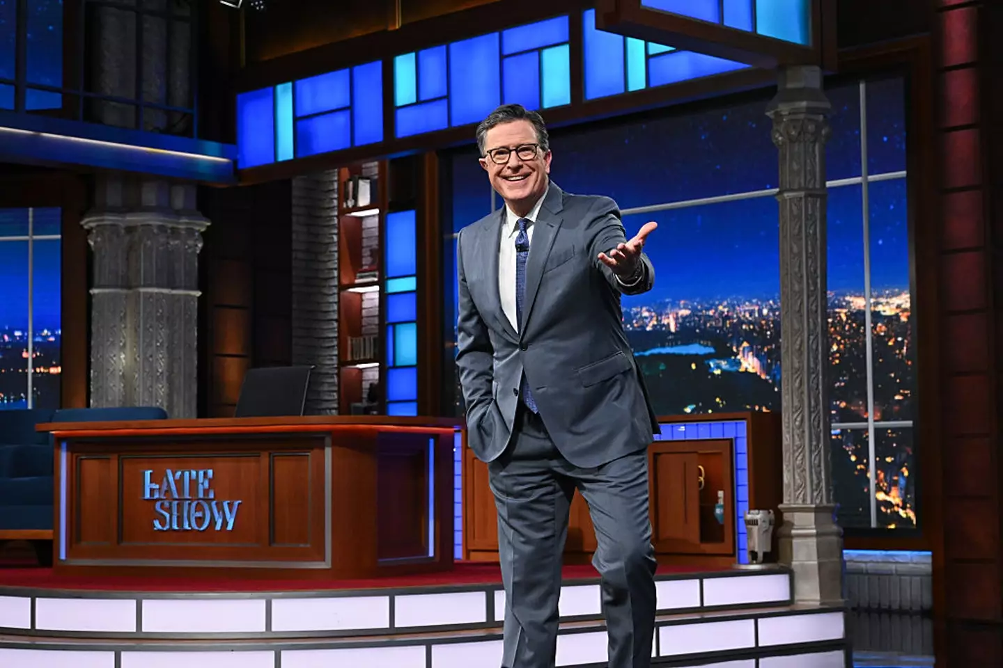 Colbert had a blunt three-word message for the president (Scott Kowalchyk/CBS via Getty Images)