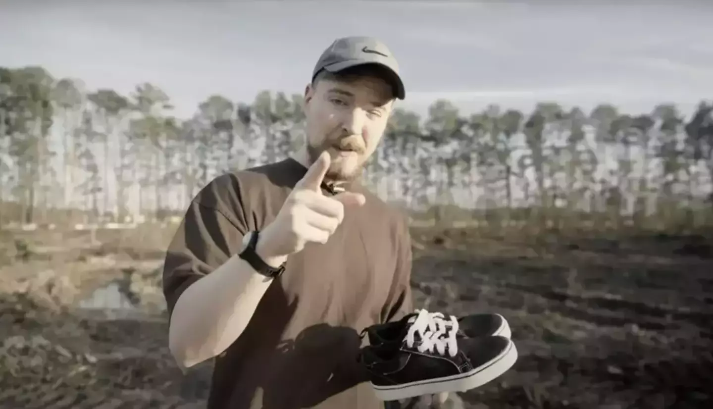 Filming for MrBeast's latest video hasn't gone to plan.