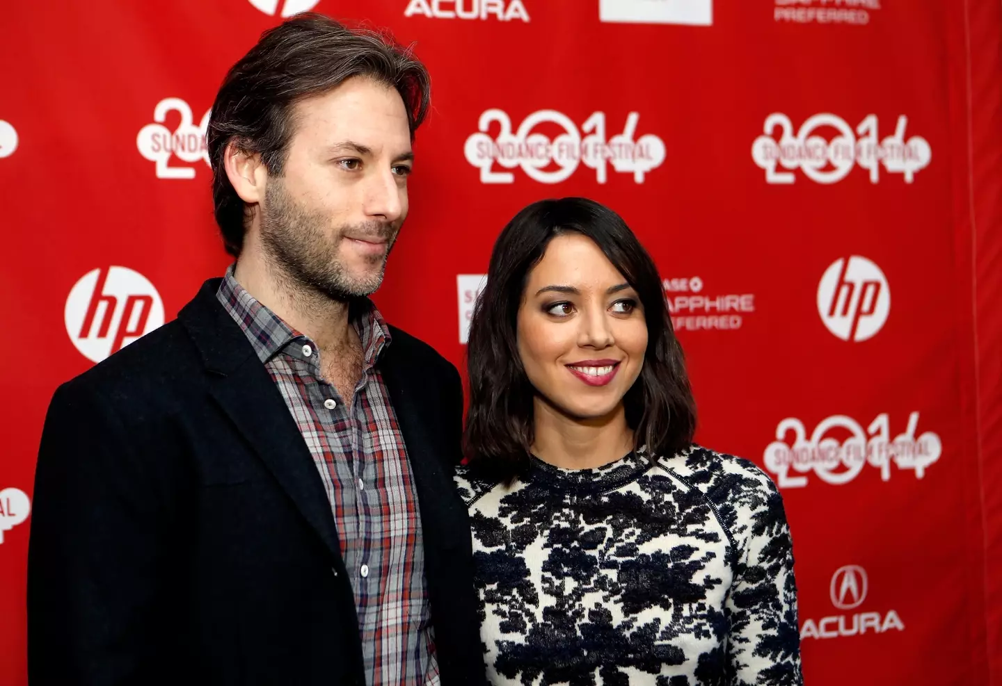 Plaza and Baena had been together for over 10 years (Chad Hurst/Getty Images for Sundance Film Festival)