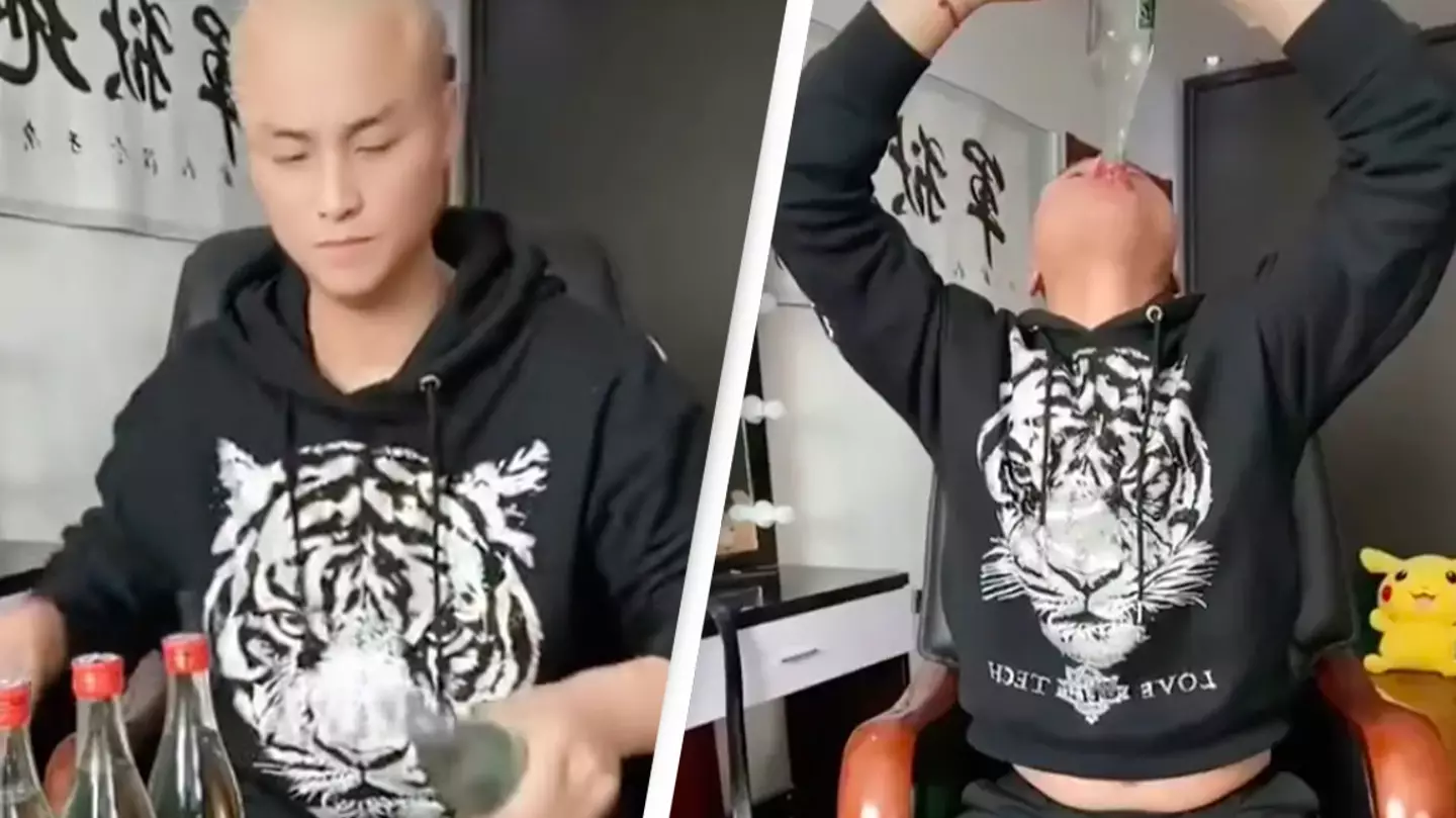 Influencer dies after live-streaming himself downing bottles of spirit