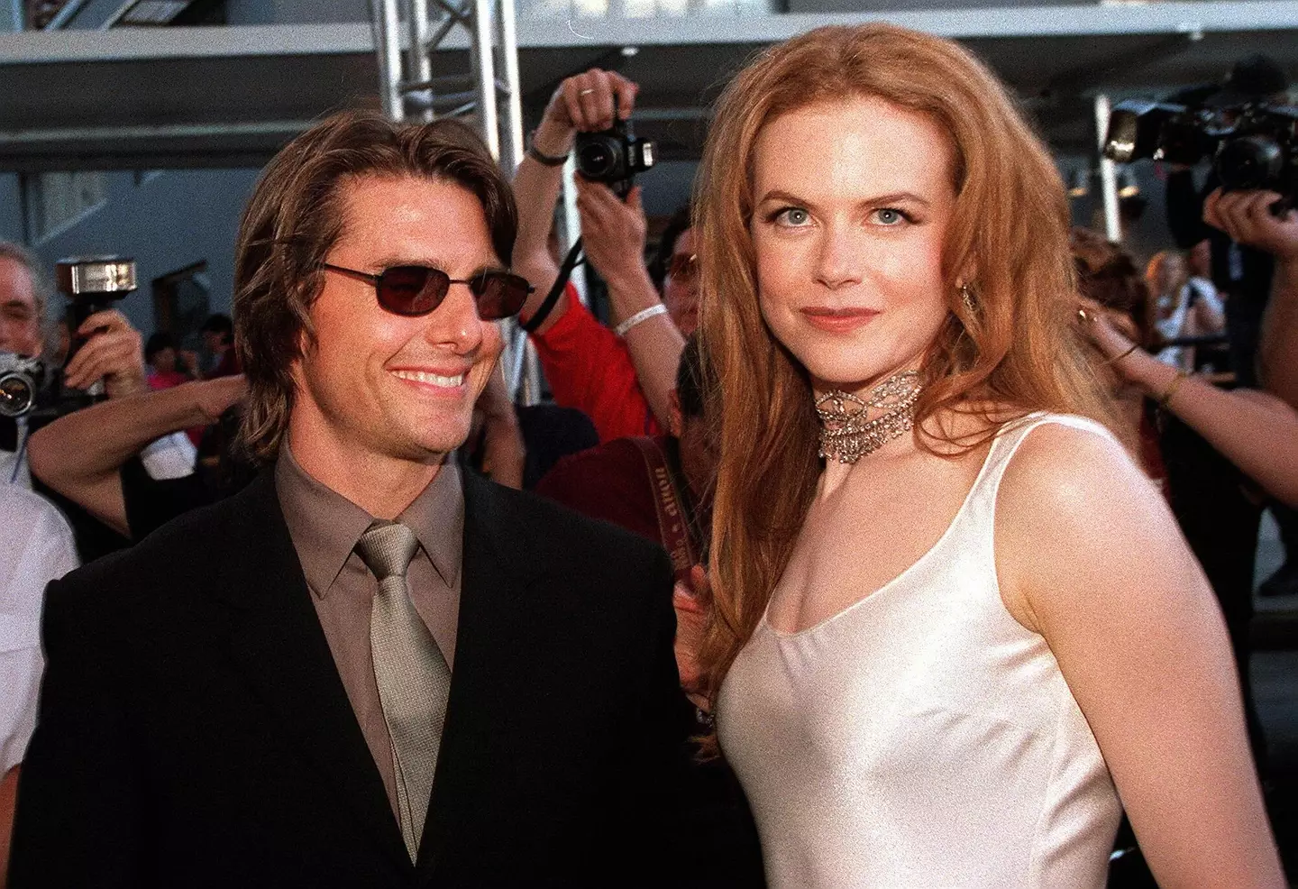 Tom Cruise and Nicole Kidman back in 1999. (TORSTEN BLACKWOOD/AFP via Getty Images)
