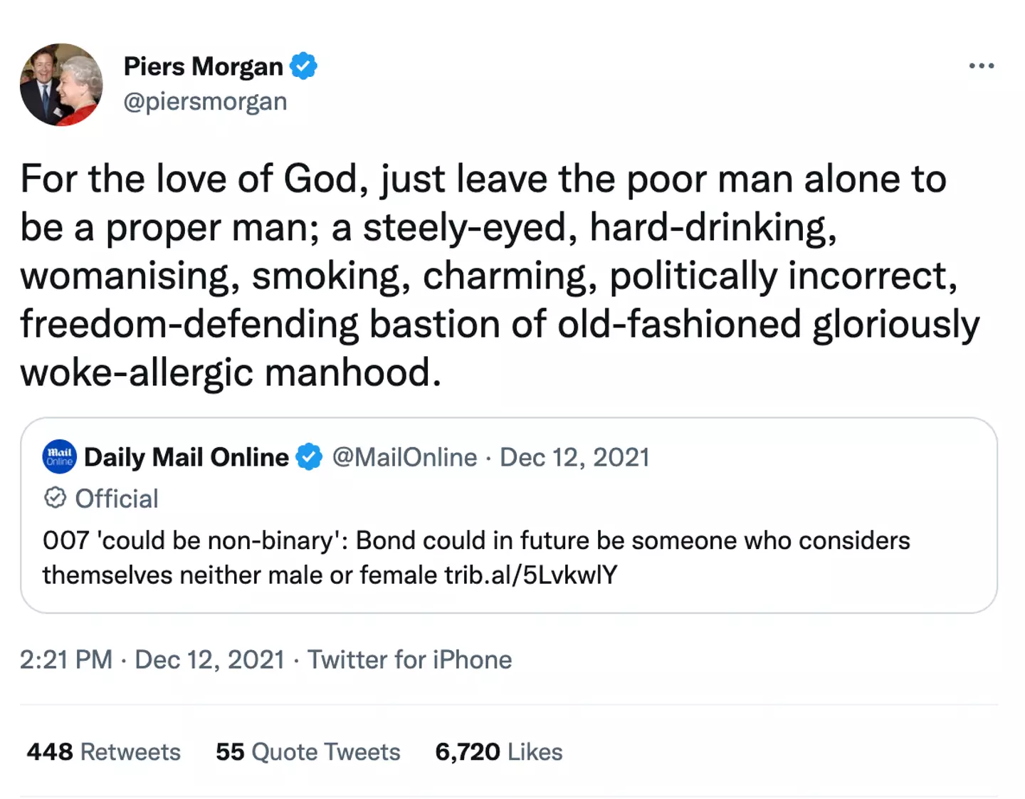 Piers Morgan wasn't having it.