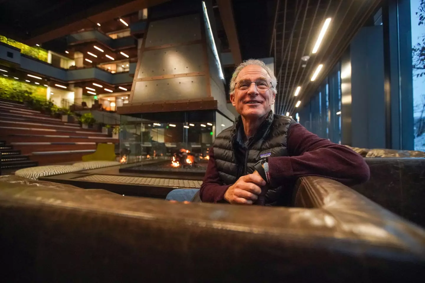 Kaufer pictured in 2022 shortly before retiring from Tripadvisor - the company he co-founded. (Barry Chin/The Boston Globe via Getty Images)