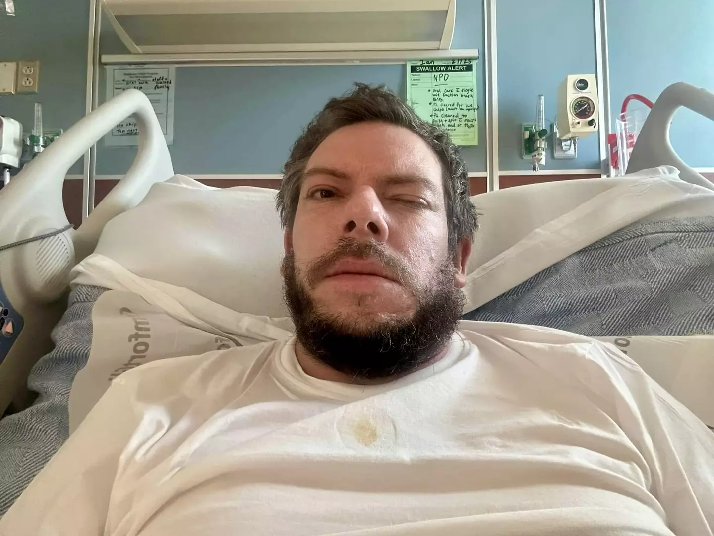 Ian hopes to be reunited with his family at home before the birth of his second child (Kennedy News)