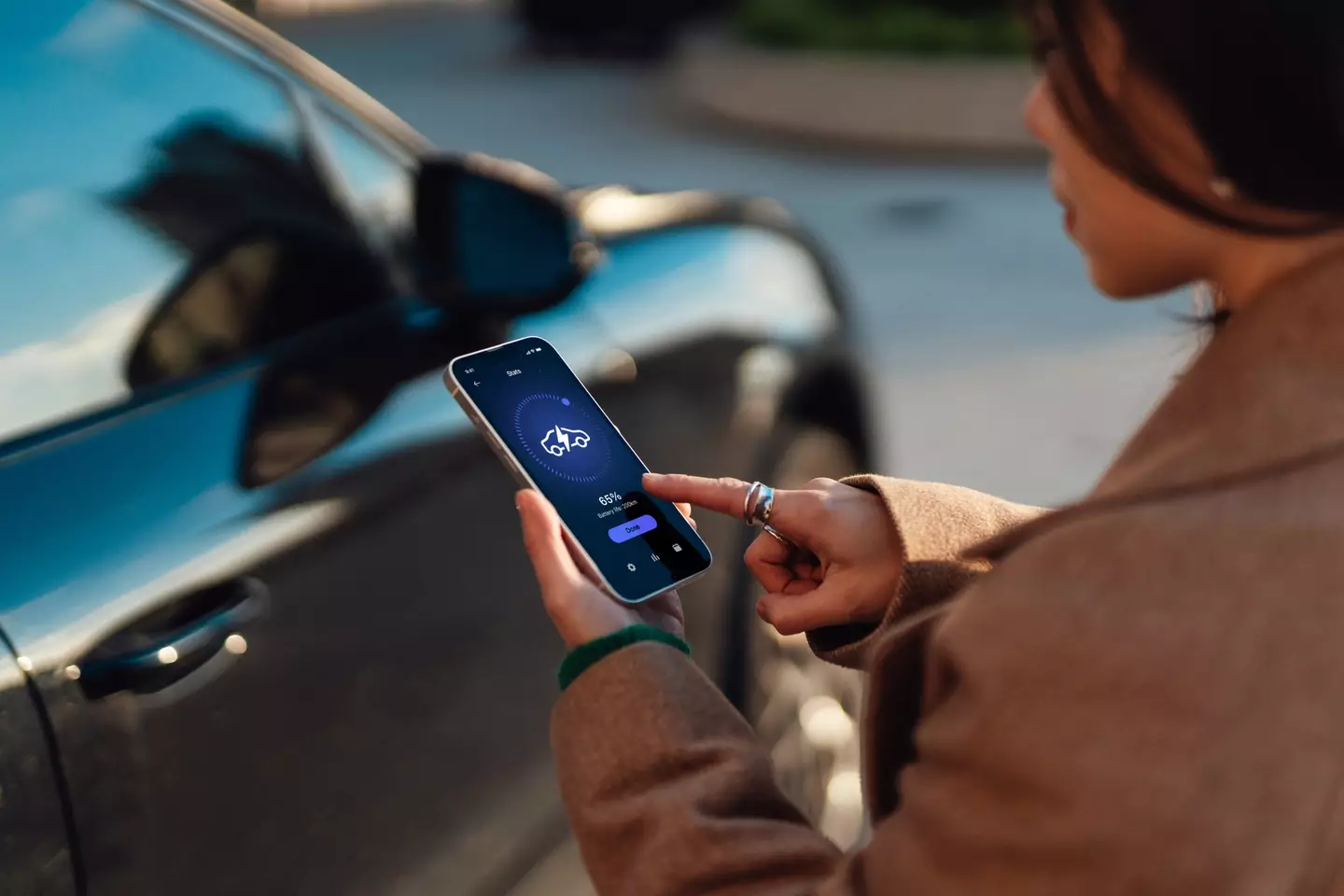 She was worried about damaging the vehicle. (Oscar Wong/Getty Images)