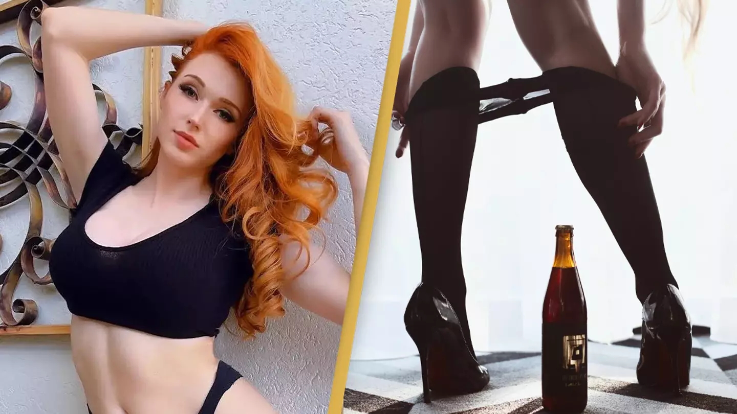 Amouranth teams up with beer company to create flavor using her 'vaginal yeast'