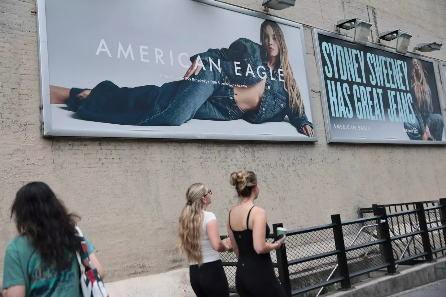 The American Eagle ad left many people wondering about Sweeney's politics (Michael M. Santiago/Getty Images)