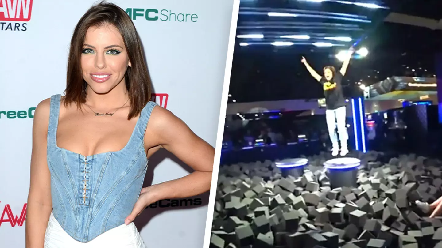 Porn star Adriana Chechik broke her back in two places during freak foam pit accident
