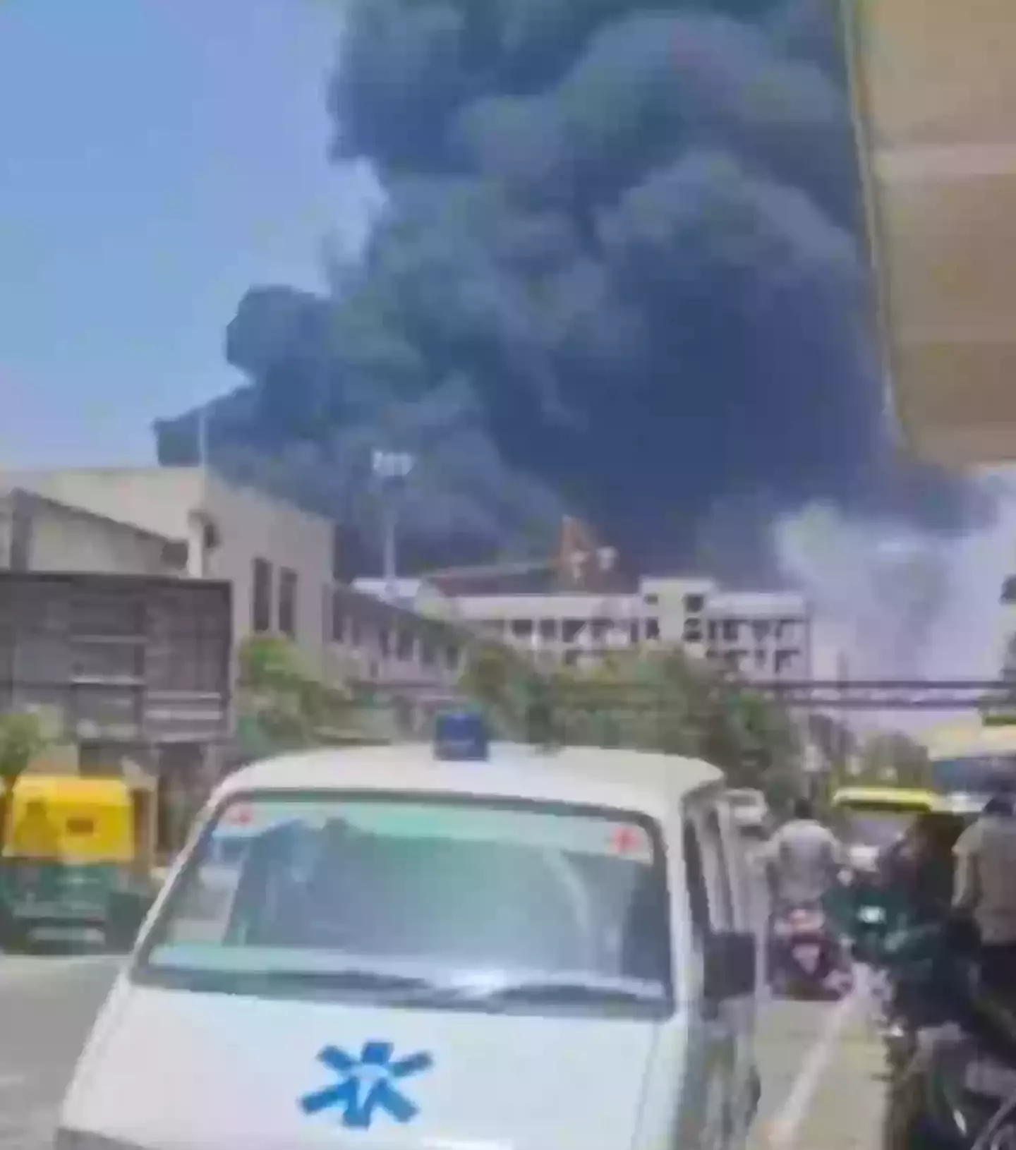 The police commissioner has said there appears to be no survivors (Sky News)