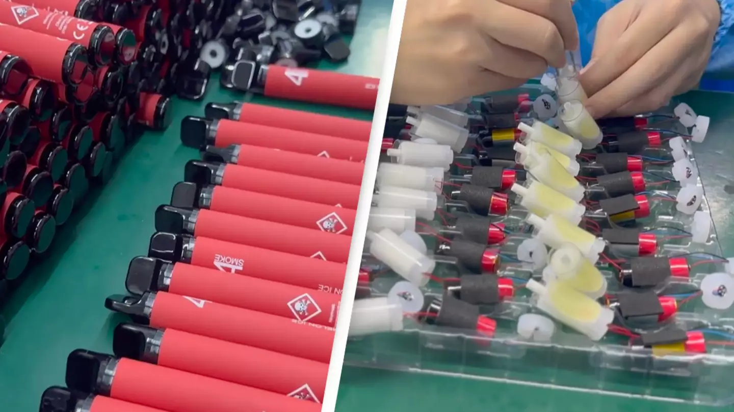 People swear they'll never buy disposable vapes again after seeing how they’re made