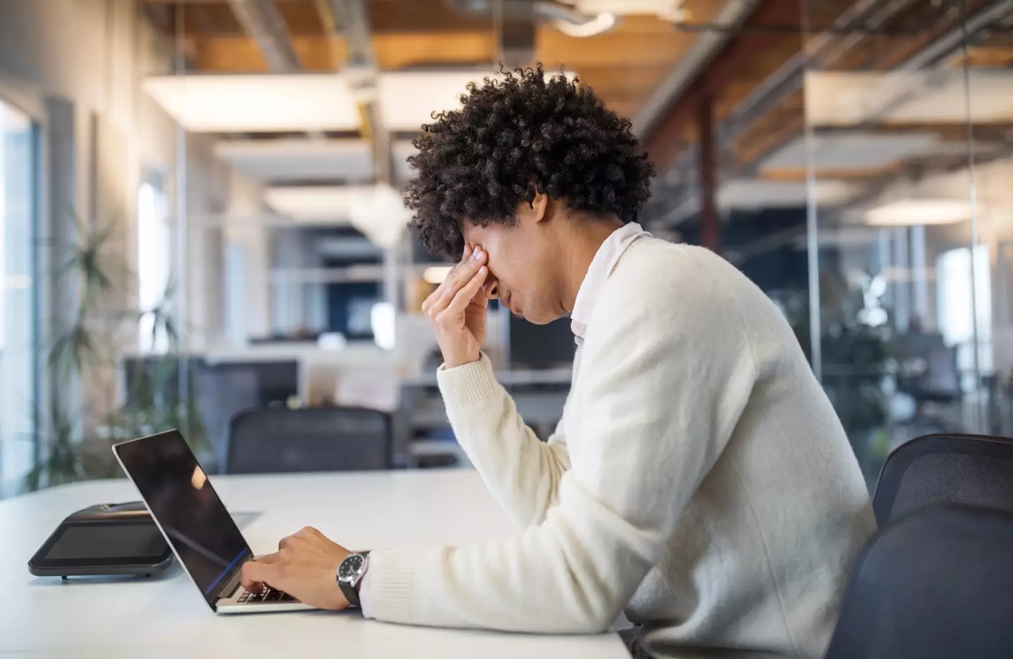 It's natural to feel stress at work (Getty Stock Photos)